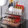Acrylic Makeup Accessories Storage Box Space saving Jewelry Organiser with Multiple Compartments for Easy Access