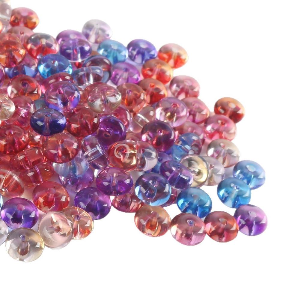 3X6Mm High-Quality Glass Rice Bead Abacus Loose Beads Diy Handmade Beaded Bracelet Necklace Jewelry Accessories
