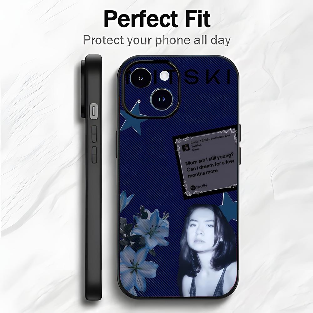 Emotionale Indie-Sängerin M-Mitski Handyhülle Handyhülle Weiche Verpackung Leicht Für iPhone17 16 15 14 13ProMax