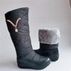 Warm Fur Plush Down Snow Boots Winter Shoes Women Mother Platform Waterproof Fashion Casual Knee High Boots Size 44 Comfortable