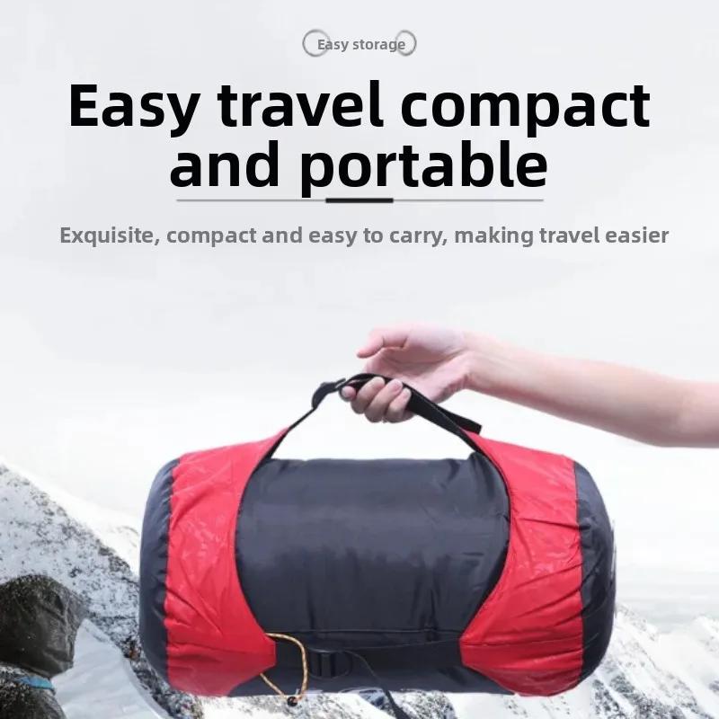 Sleeping Bag Outdoor Warm Autumn and Winter, Thickened Portable Sleeping Bag, Camping Ultra-light Lunch Break Sleeping Bag