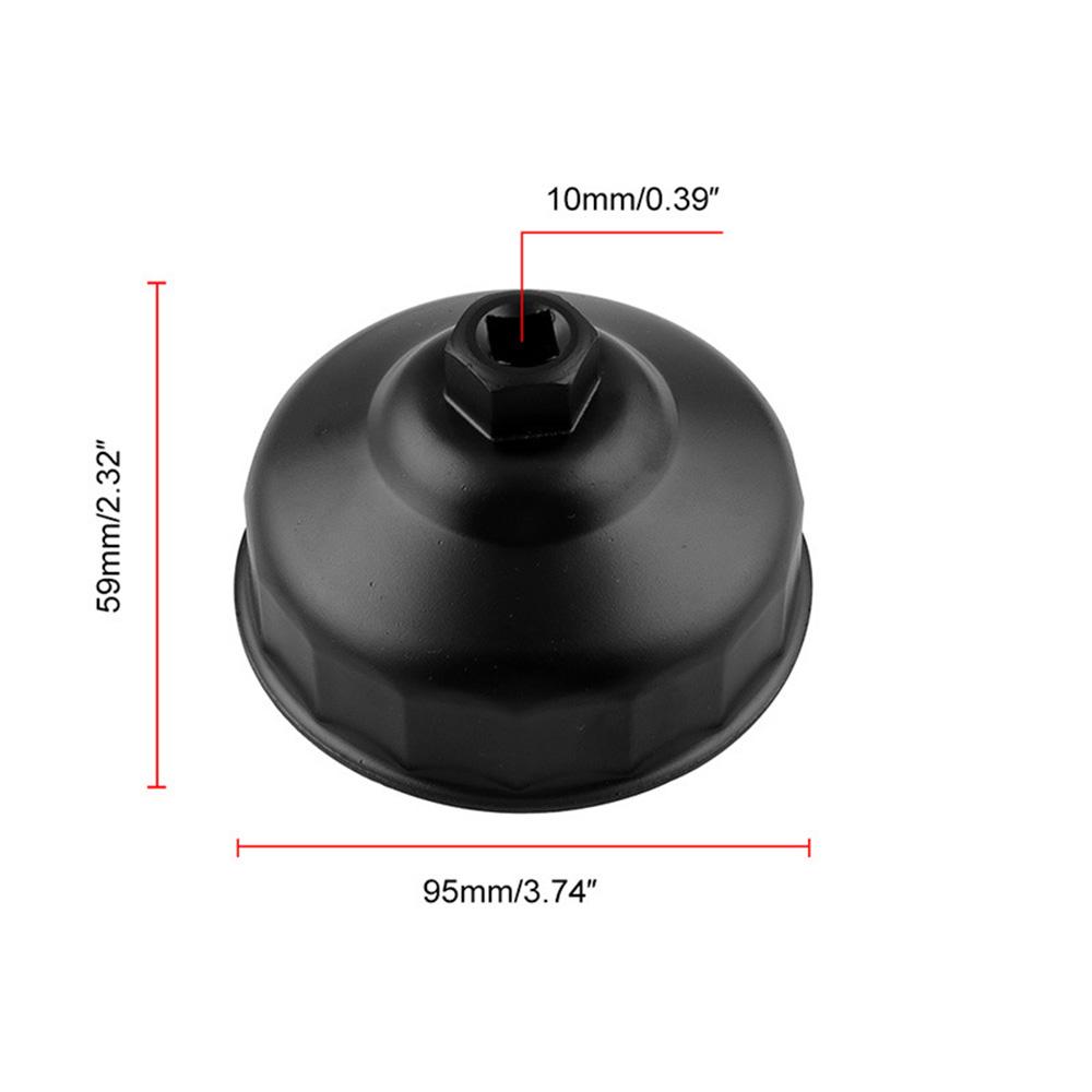 86MM 16 Flute Oil Filter Wrench Cover Housing Cap Remover Tools Car Repair Tools For BMW Volvo