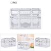 12pcs Wedding Favor Sugar Chocolate Boxes Wedding Decoration for Wedding Birthday Gold