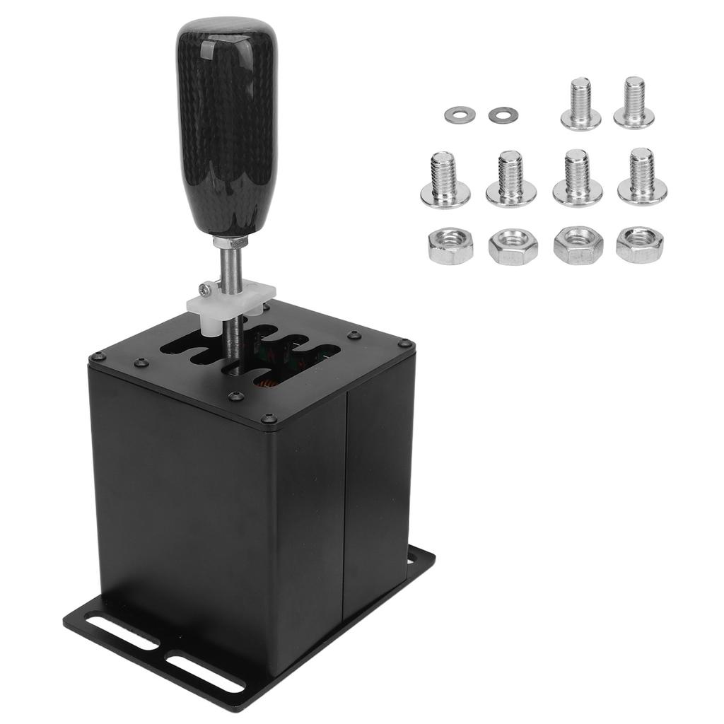 USB Simulator Shifter Racing Games H Shifter with Carbon Fiber Grip for G29 G27 G25 G920 for T300RS GT Steering Wheel