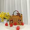 Modern Minimalist Handwoven Basket With Pp Material For Storage And Organizer Use