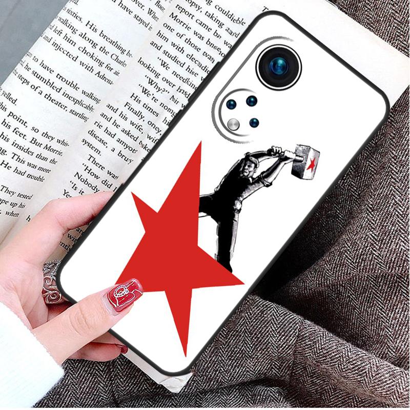 

Red Soviet Union USSR Flag Case For Honor Magic 8 Pro 5 6 7 Lite Honor 400 200 50 70 90 X9d X9c X9b X9a X8b Win RT Cover Honor 400