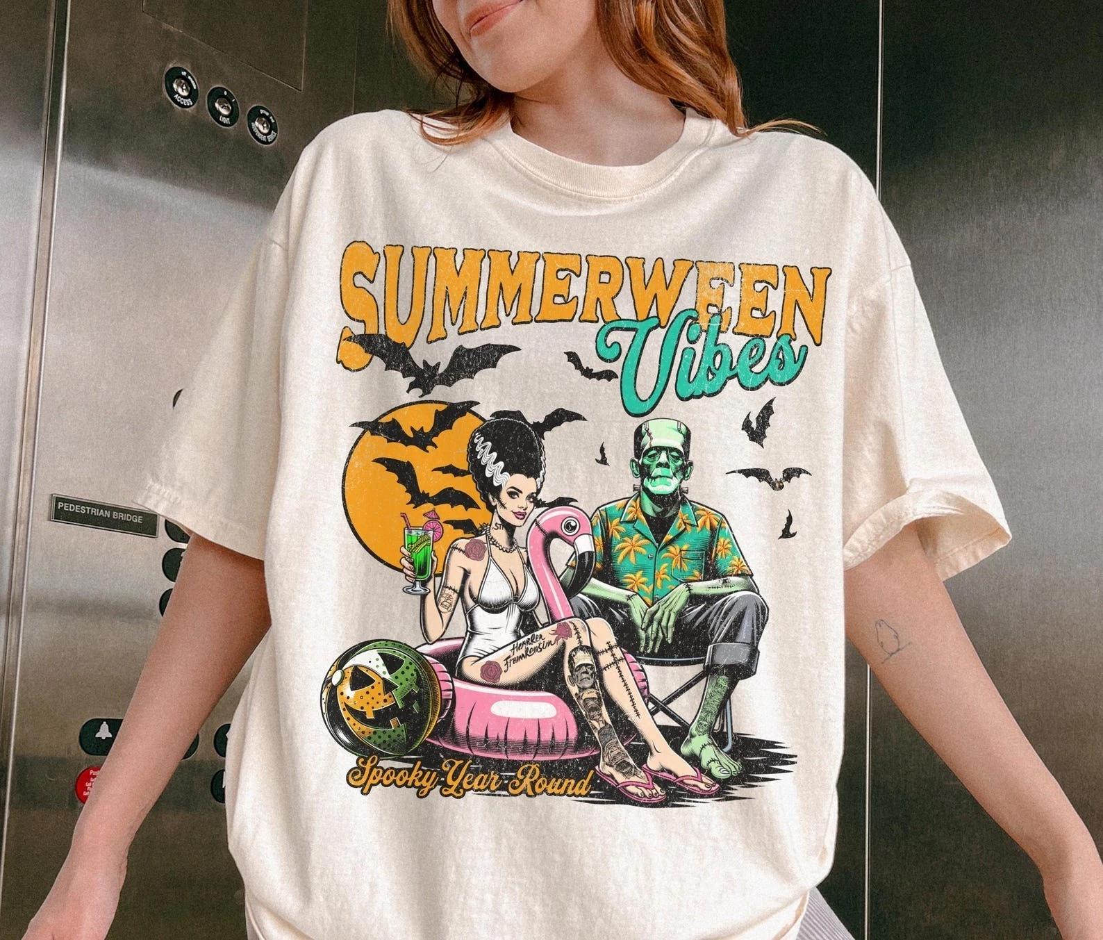 Bride Of Frankenstein Shirt, Horror Night Shirt Spooky Shirt 2XL