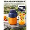 Taza Extractor de Jugo Inalámbrica 180W, Taza Extractor de Jugo Inalámbrica Portátil con Líneas de Medición Precisas, Batidora Personal Recargable para Viajes, Oficina, Gimnasio