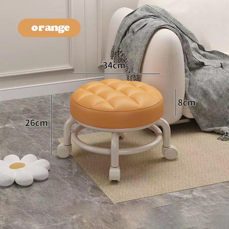 Home Wheeled Low Chair Pulley Stool Household Universal Wheel Silent Wheel Rotating Floor Cleaning Pulley Home Furniture