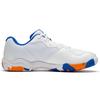 Li Ning 2 Comfortable Cushioning Slip Resistant Abrasion Resistant Low Top Badminton Shoes Unisex White Blue AYTS016-6