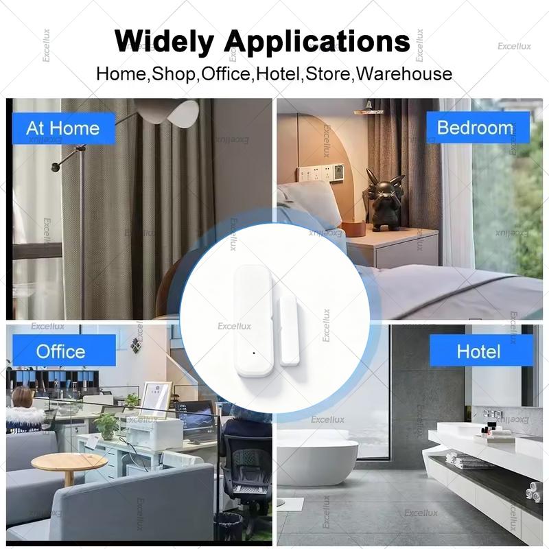 Smart ZigBee 3.0 Door And Window Sensor Smart Home Security Protection Door Open Closed Detector for Tuya Smart Or Zigbee2MQTT