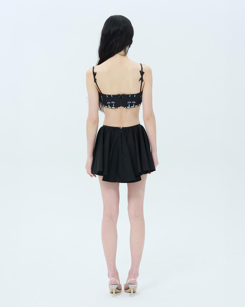 Leobyui Multi-Circle Skirt Black