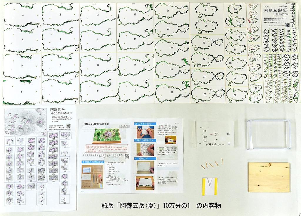 Kamitake Peaks of Aso "Five (Summer) 1100,000" (Kit)