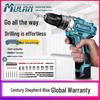 Mulan Lithium Electric Drill & Screwdriver Combo, Compact Power Tool for Drilling & Hole Punching