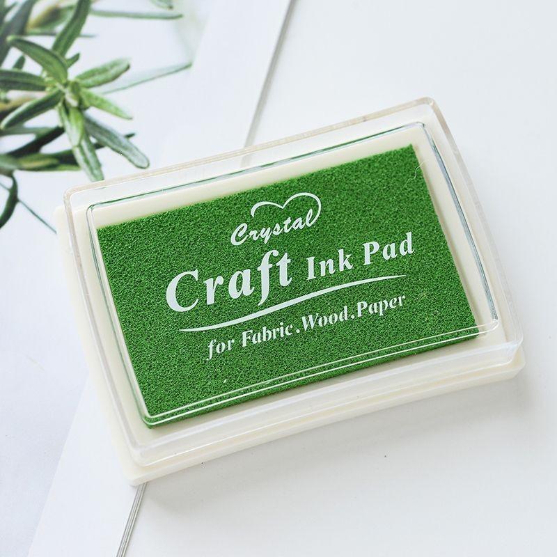 Colored Ink Pad for DIY Rubber Stamps, Children's Finger Painting, Calligraphy, and Journals