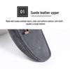 Men's K1006 Moccasins Loafers – Spring/Summer Suede Slip-On, Low-Top, Flat Bottom, Large Size Casual Driving Shoes.