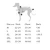 Fahison Whippet Italian Greyhound Clothing Luxury Cotton Dog Jammies Winter Warm Turtleneck Stretch Pet Clothes