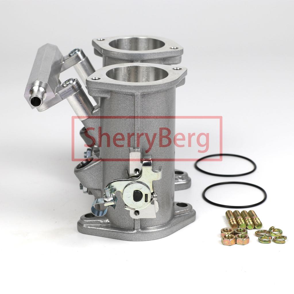 SherryBerg Direct Throttle Body Injection ITB replacement for Jenvey Weber DCOE and Dellorto DHRLA carburettors. 112mm Height
