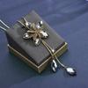 Crystal Flower Autumn and Winter High-end Temperament Long Autumn and Winter Tassel Pendant Necklace