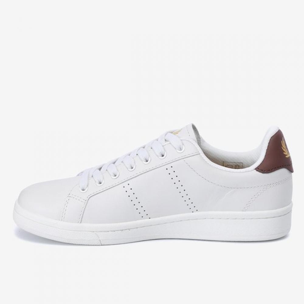 Fred Perry B721 Leather Mens White Sneakers Sfpm2416312 U59