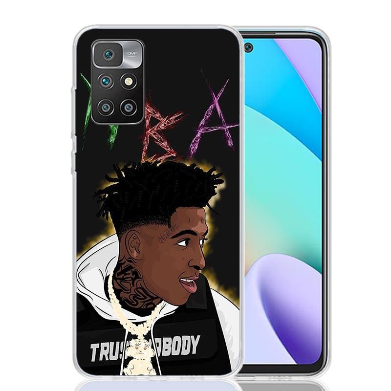 YoungBoy Never Broke Again Case Phone Cover for Xiaomi Redmi 13 13C 14C 12 12C 10 10C 10A 9 9C 9A 9T 8 8A 7 7A 6 Pro 6A K70 K60