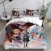Fashion 3D Game Granblue Fantasy Bedding Sets Comforter Quilt Bed Cover Duvet Cover Pillow Case Sets Kids Adult Size