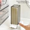 Press Type Makeup Cotton Organizer Dustproof Automatic Cotton Dispenser  Makeup Removal