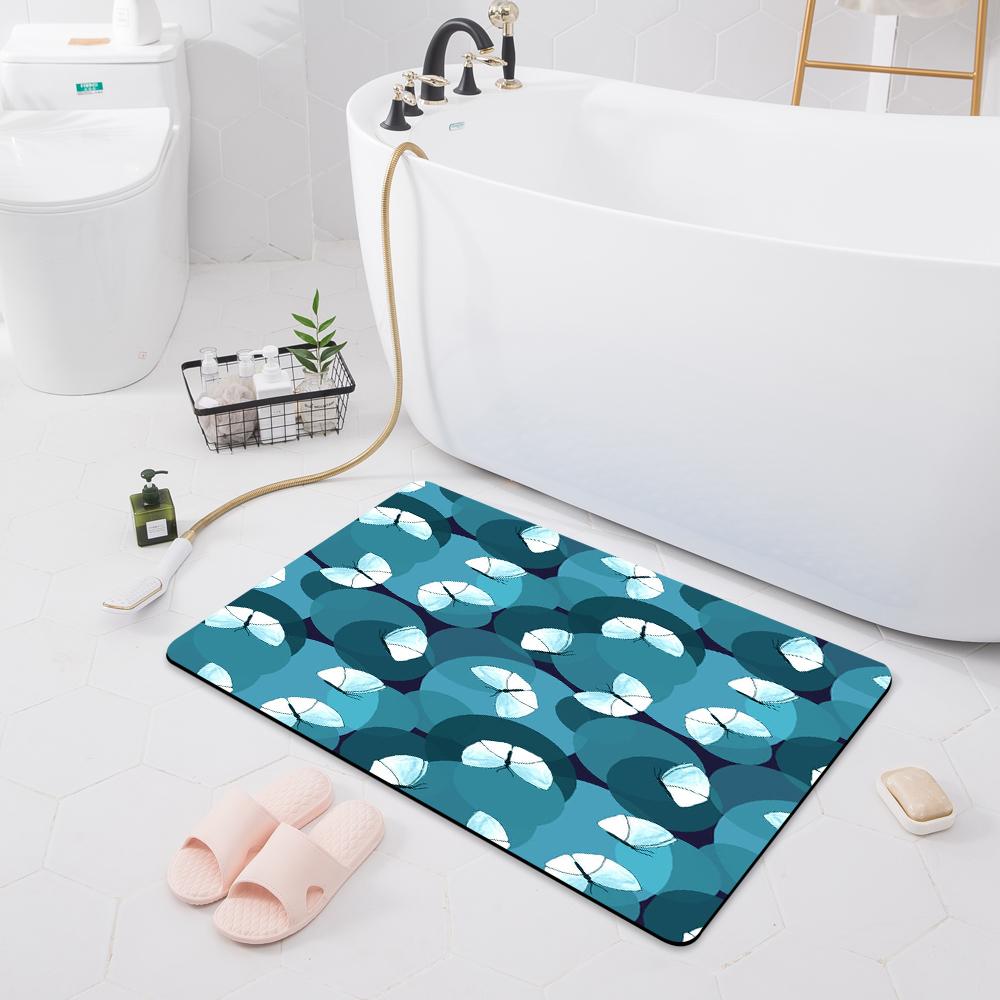 Bathroom Non-slip Absorbent Mat Toilet Shower Room Carpet Bedroom Corridor Door Mat Kitchen Floor Carpet