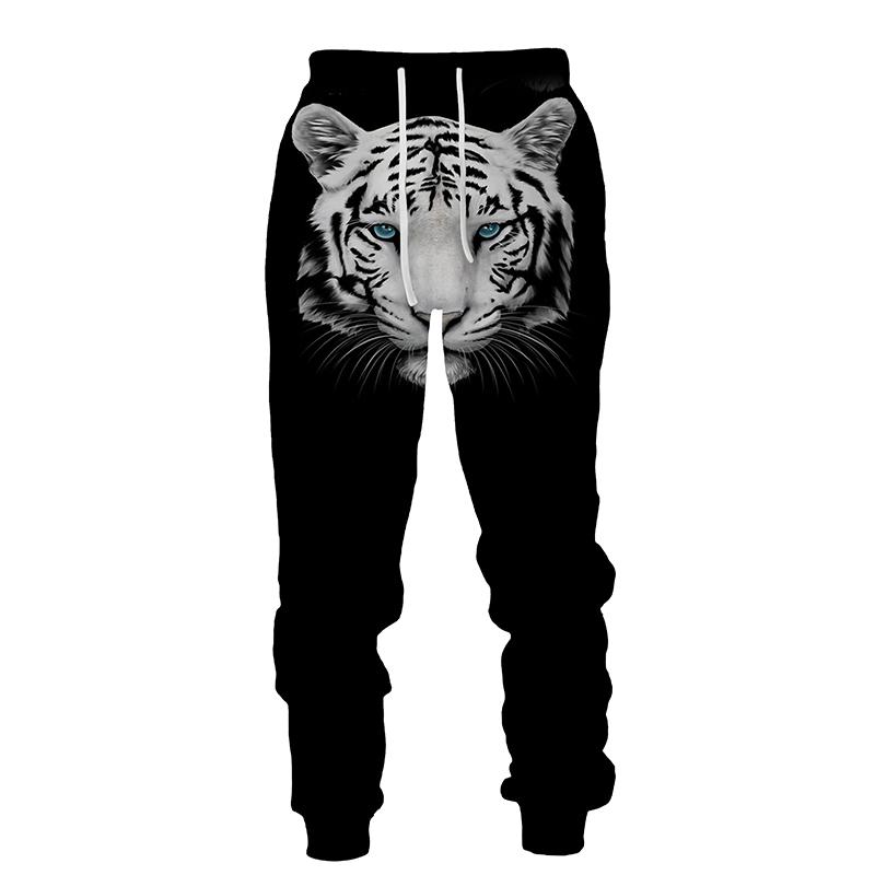 Buy Men Women Plus Size Fashion 3d Print Tiger Pants Casual