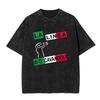 Washed Vintage Osvaldo Cavandoli La Linea Funny Graphic Tshirts Men Women Clothing Anime Oversized Short Sleeve Tops T Shirts