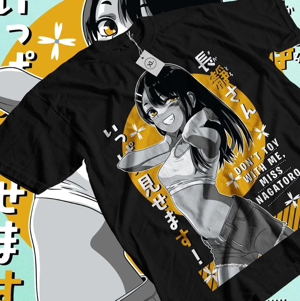 Anime Miss Nagatoro Dont Toy With MeKawaii Black T Shirt Size S 4XL S