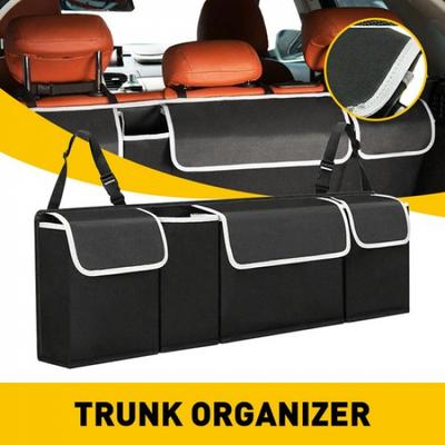Auto Kofferraum Organizer Oxford Innenzubehör Rücksitz Aufbewahrungstasche 4 Taschen A