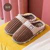 Autumn and Winter Couple Cotton Slippers for Female Home Use, Indoor Postpartum Warmth, Anti Slip Plush Home Furnishings, Cotton Slippers