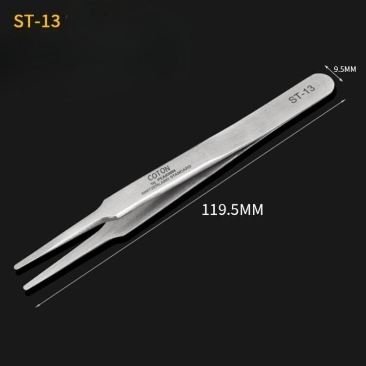 1pc Eyebrow Tweezer False Eyelash Extension Tools Hyperfine High Precision Anti Acid Tweezers