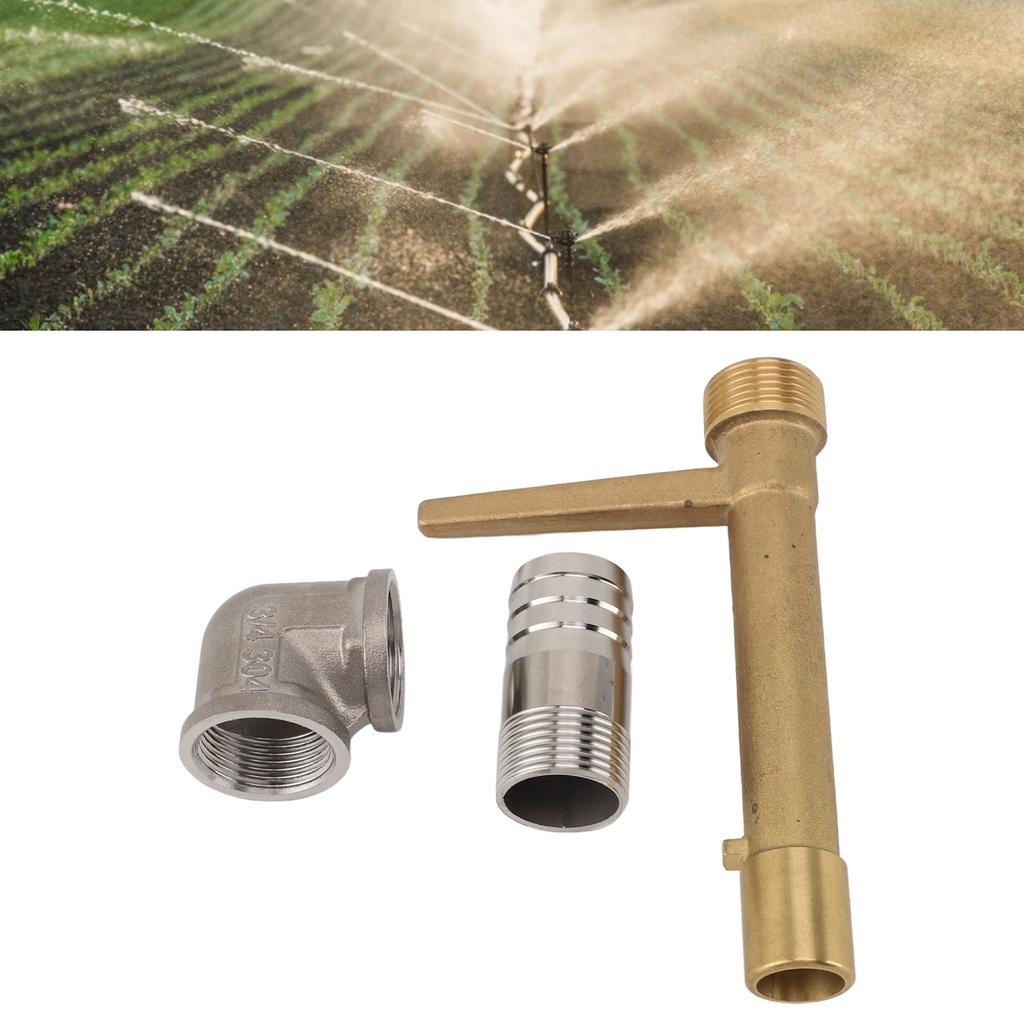 Quick Coupler Key Tool G3/4 Rustproof Leakage Proof Hose Coupling Valve Key for Garden Yard Sprinkle