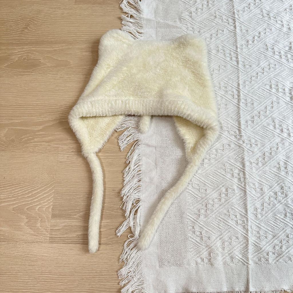 Cute Little Bear Plush Children's Hat Autumn and Winter New Style Woolen Ear Protection Hat Versatile and Cute Children's Woolen Hat