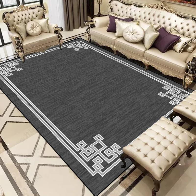 Modern Simple Household Mat soft luxury Carpets for Living Room non-slip Bedroom Luxury Decoration Tapetes Area Rug 120x160cm