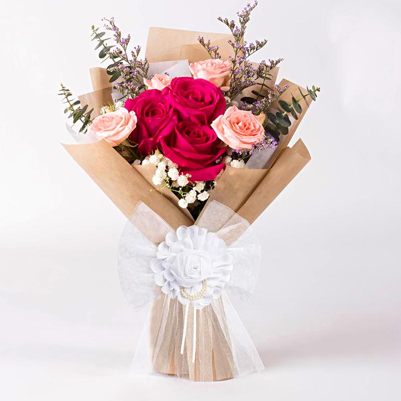 1Pair White High-quality Silk Ribbon Romantic Pearl Bud Party Decor Supplies Wedding Car Decoration Lace Flowers Chair Bow Tie