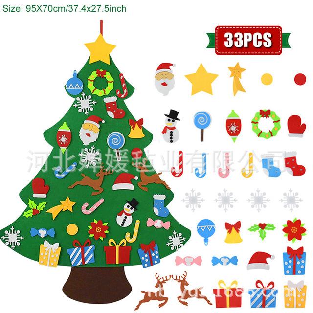 3D DIY Felt Christmas Tree Decoration Pendant