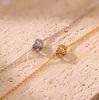 925 Sterling Silver Knot Bracelet - Gold Plated Cubic Zirconia Dainty Bracelet for Women, Elegant Minimalist Jewelry