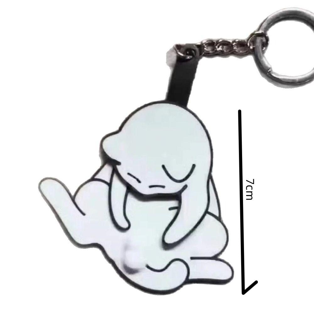 Pull Play Drăguț Funny Cat Pendant 3D Desen Animat Pisică Truc Joacă Ou Jucărie Nou Ou Pisică Breloc