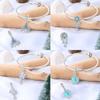 Original 925 Silver Charms Beads Winter Snowflake Snowman Igloo Penguin Pendants Fit Bracelet Charms Women Jewelry Gift
