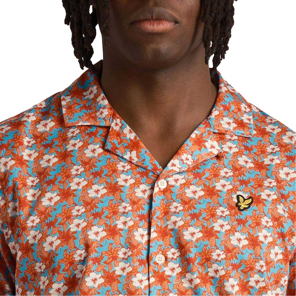 Lyle & Scott Men's Floral Pattern Resort Shirt