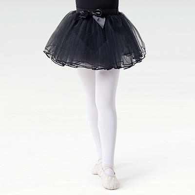 Mädchen Ballett Tutu Röcke Rosa Kinder Flauschig 4 Lagen Weicher Garn Tüllröcke Weiß Elastischer Ballett Trikotröcke