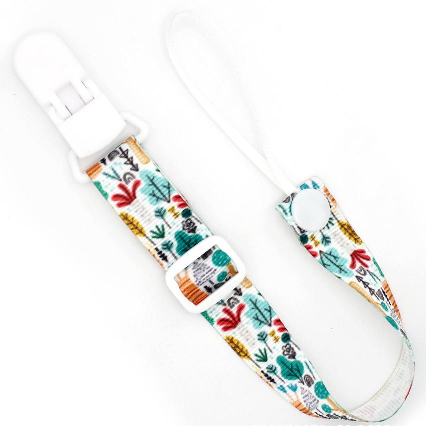 Kids Soother Baby Pacifier Clip Anti-lost Chain Adjustable Teethers Toys Stroller Accessories Holder Strap Attache Tetine Cute