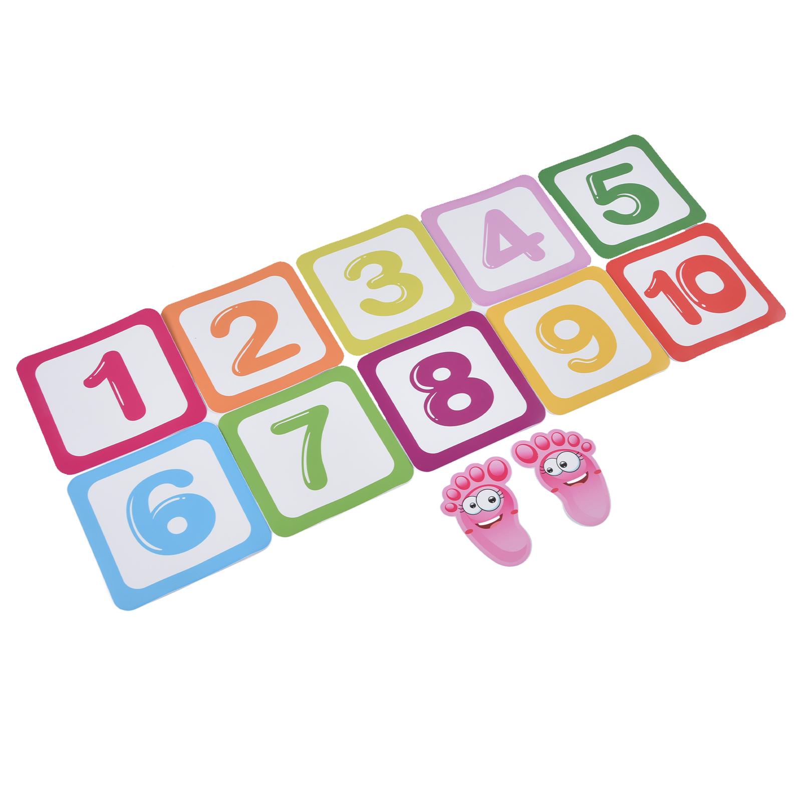 

Игровая наклейка на пол Классические цифры Защита окружающей среды ПВХ Водонепроницаемая наклейка для игры с цифрами