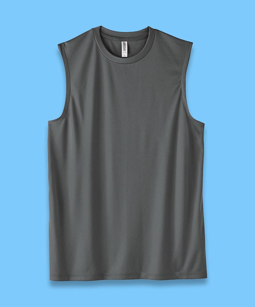 GLIMMER [3Pack] Air Cooling Soft Functional Cool Plain Sleeveless T-Shirt