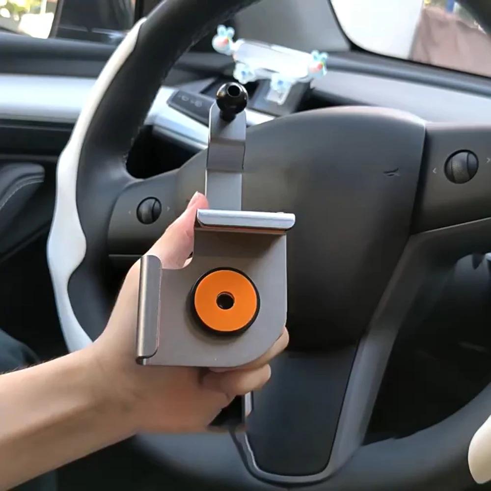 Phone Holders for Your Car Screen 360 Degree Rotation with Anti-slip Silicone Mat Universal 17mm Ball Heads Car Dash Phone Mount