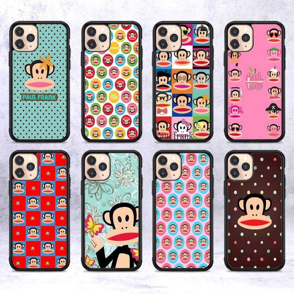 Fashion Logo P-Paul F-Frank PC+TPU Phone Case For IPhone 17 16 15 14 PRO MAX 11 12 13 PLUS MINI Cover