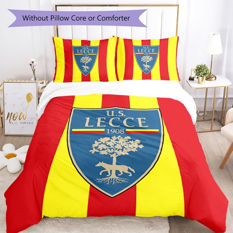 Lecce Muster Bettwäsche, Steppbett Set Steppbettbezug Kissenbezug Zuhause Geburtstagsgeschenk (1 Bettbezug + 2 Kissenbezüge, ohne Füllung) 140x200cm bunt